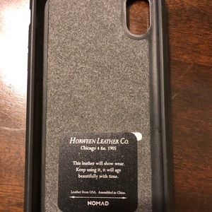 iPhone 10 leather phone case
